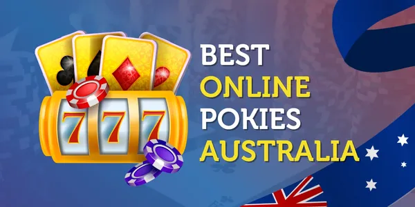 Best online pokies in Australia - slot reels with chips and an Australian flag